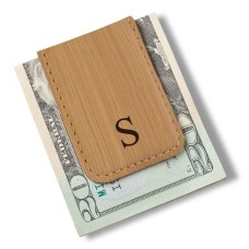 Men's Magnetic Money Clip - Single Initial